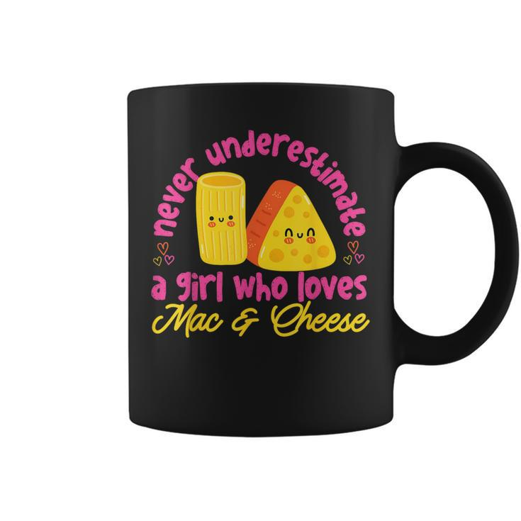 Mac And Cheese Never Underestimate A Girl Who Loves Mac & Coffee Mug