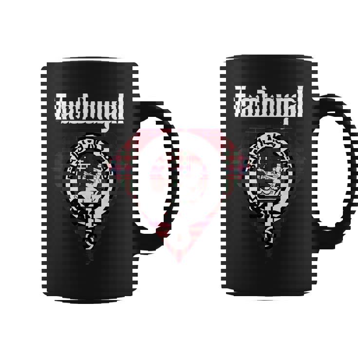 Macdougall Clan Scottish Name Coat Of Arms Tartan Coffee Mug