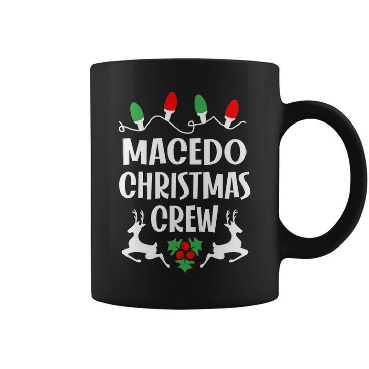 Macedo Name Gift Christmas Crew Macedo Coffee Mug