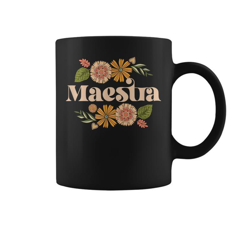 Maestra Proud Hispanic Spanish Teacher Bilingual Teacher  Coffee Mug
