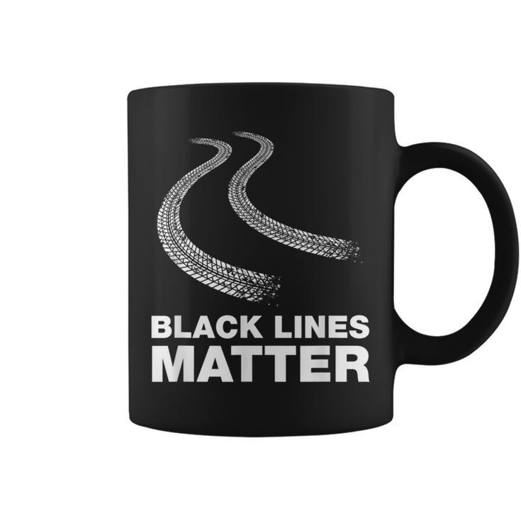 Making Black Lines Matter Car Guy Coffee Mug