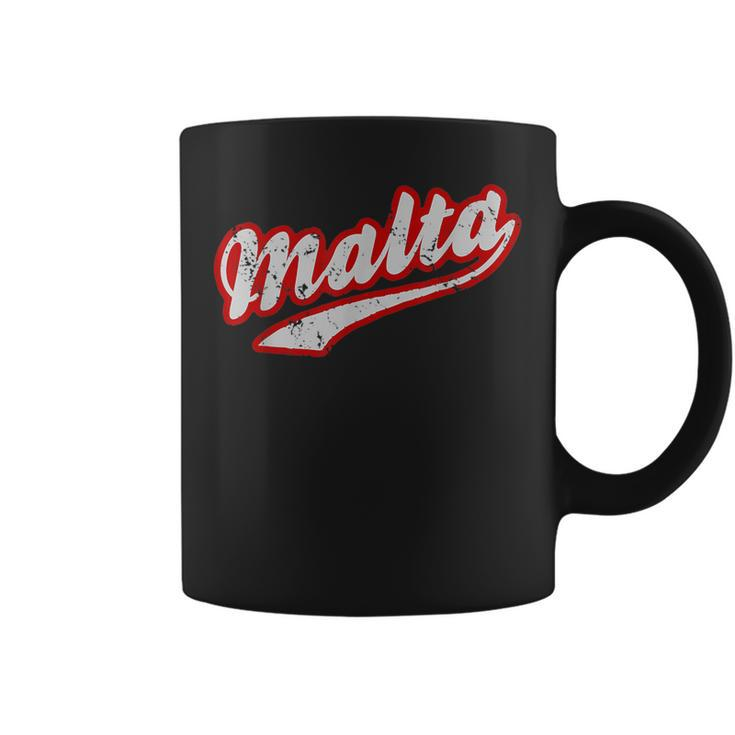 Malta  | Cool Team Style Maltese Pride  Coffee Mug