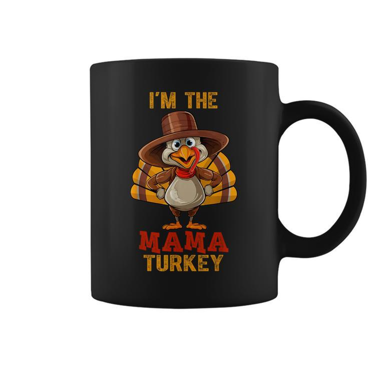 Mama Turkey Matching Family Group Thanksgiving Coffee Mug