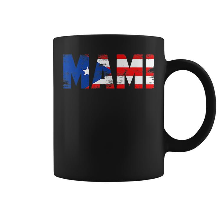 Mami Puerto Rico Flag Pride Mothers Day Puerto Rican Women  Coffee Mug