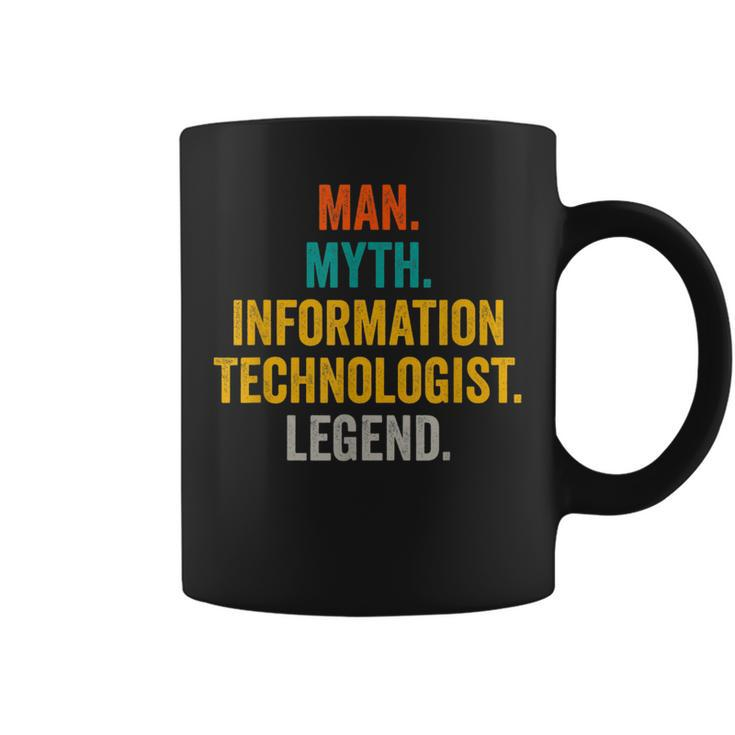 Man Myth Information Technologist Legend Computer Scientist Coffee Mug