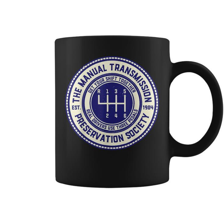 The Manual Transmission Preservation Society Coffee Mug