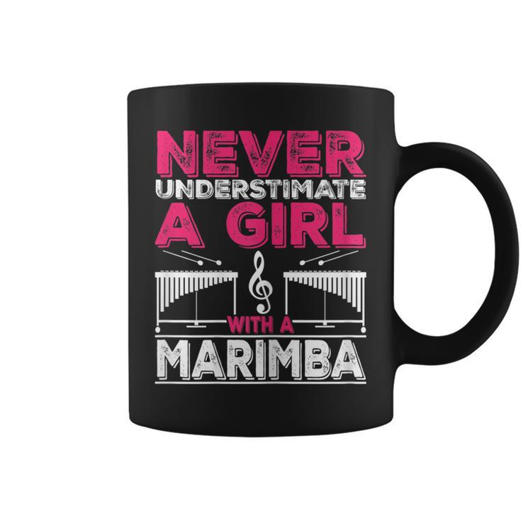 Marimba Player Never Underestimate A Girl With A Marimba Coffee Mug