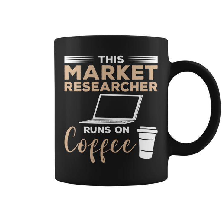 This Market Researcher Runs On Coffee Marketing Coffee Mug