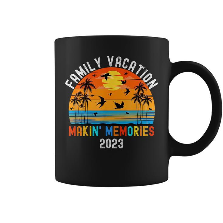 Matching 2023 Family Vacation Making Memories Getaway Beach  Coffee Mug