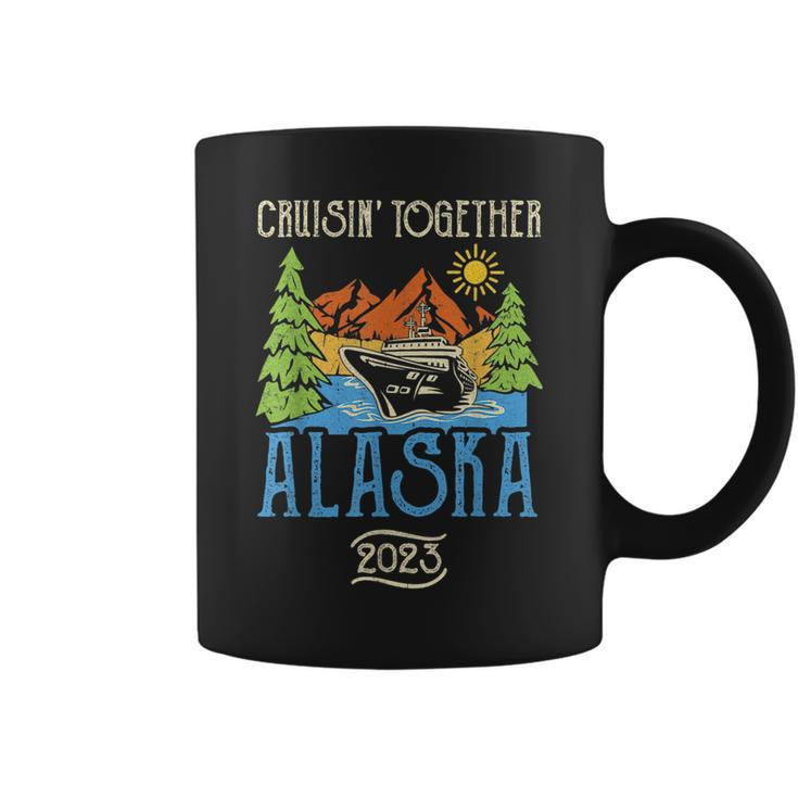 Matching Family Friends Group Alaska Cruise Together 2023  Coffee Mug