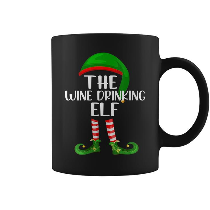 Matching Family Group Christmas The Wine Drinking Elf Coffee Mug