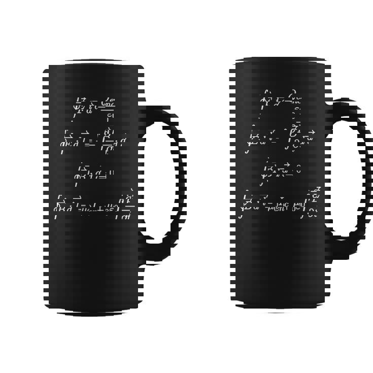 Maxwell's Equations Integral Form Cool T For Geeks Coffee Mug