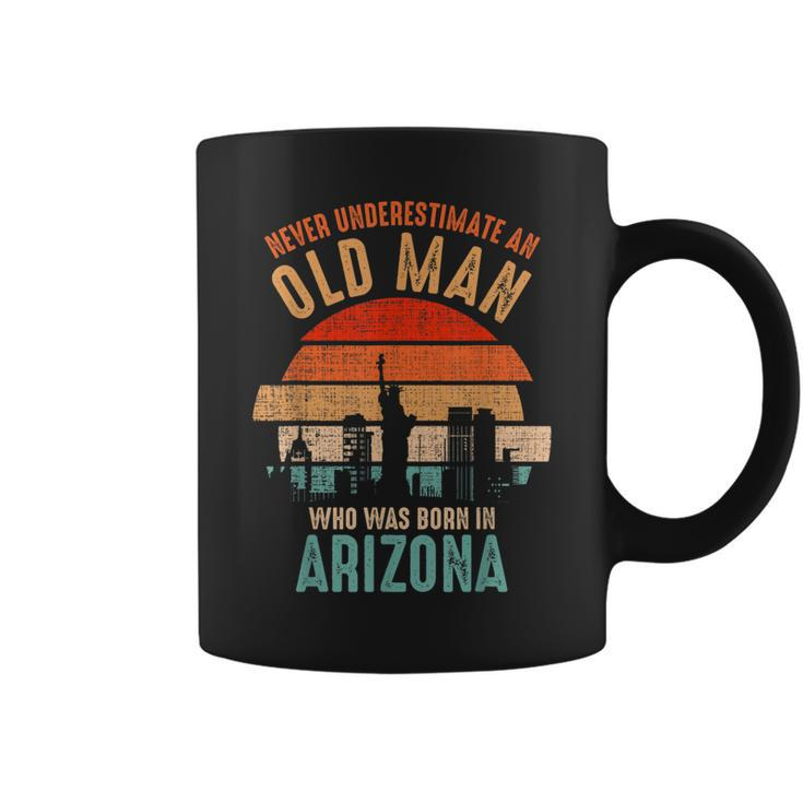 Mb Never Underestimate An Old Man Born In Arkansas Coffee Mug