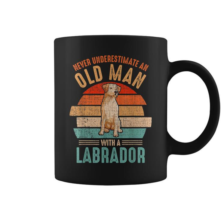 Mb Never Underestimate An Old Man With A Labrador Coffee Mug