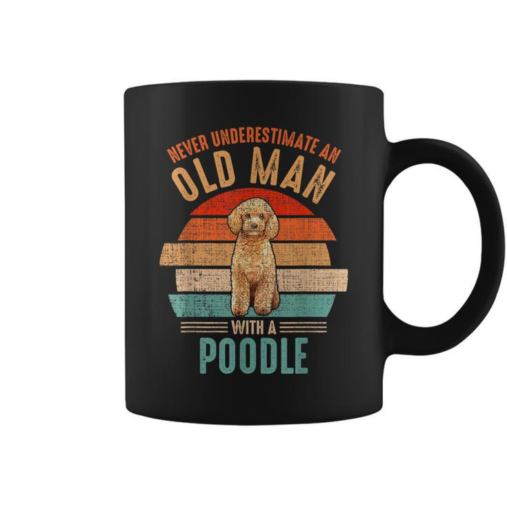 Mb Never Underestimate An Old Man With A Poodle Coffee Mug
