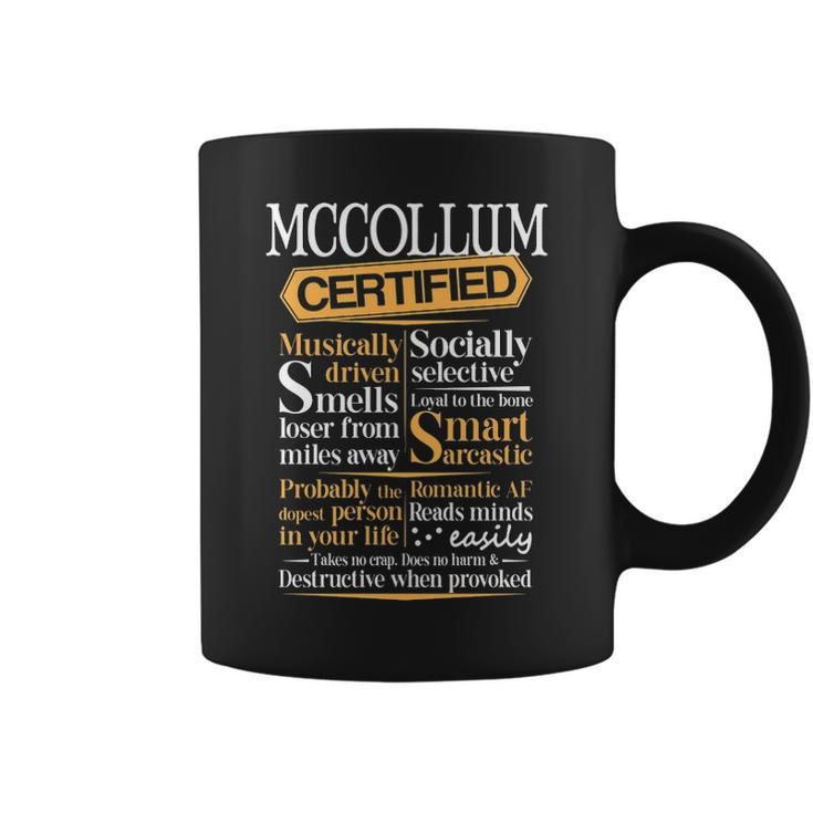 Mccollum Name Gift Certified Mccollum Coffee Mug