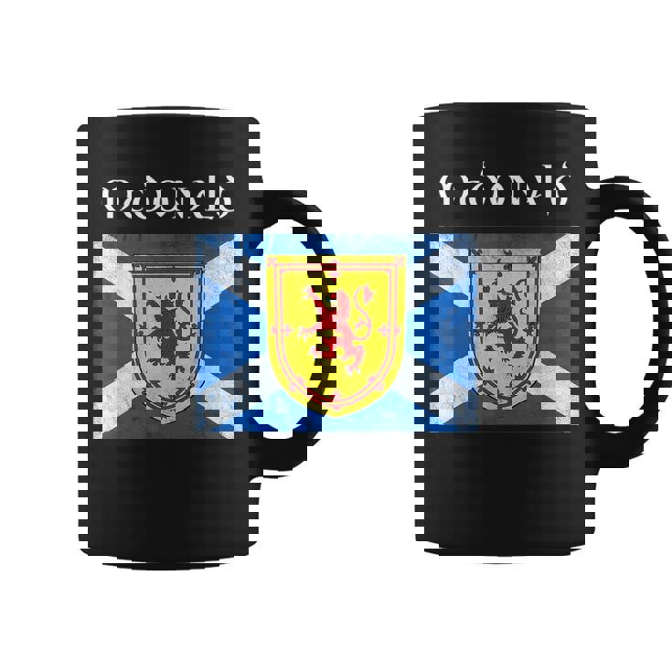 Mcdonald Clan Scottish Name Scotland Flag Coffee Mug