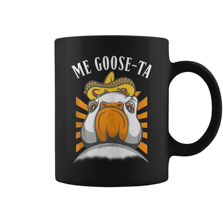 Me Goose-Ta - Funny Mexican Spanish Farmer Goose Pun  Coffee Mug
