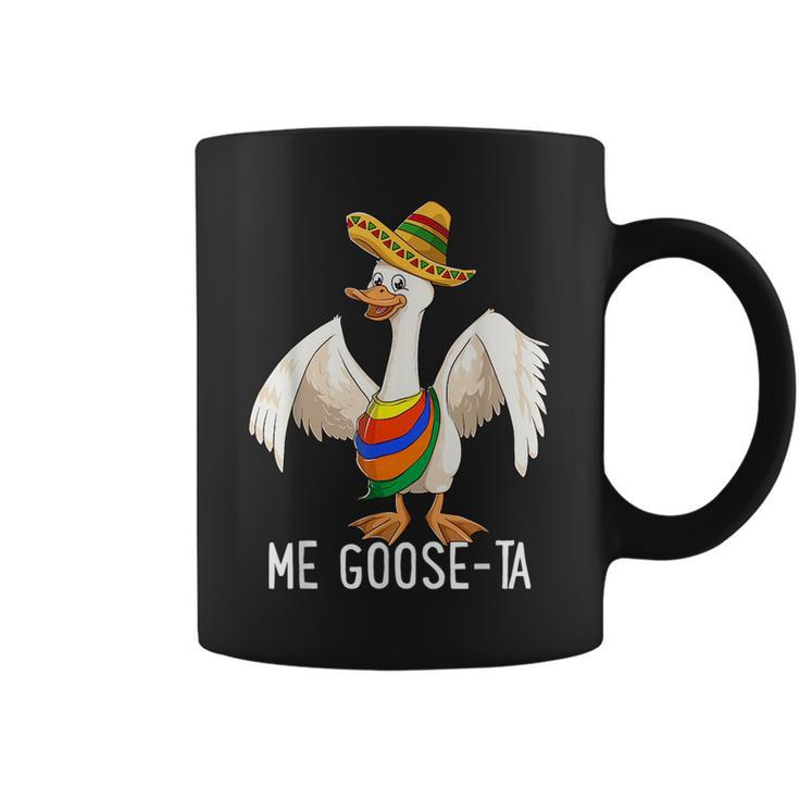 Me Goose Ta Funny Mexican Spanish Me Gusta Farmer Goose Pun  Coffee Mug