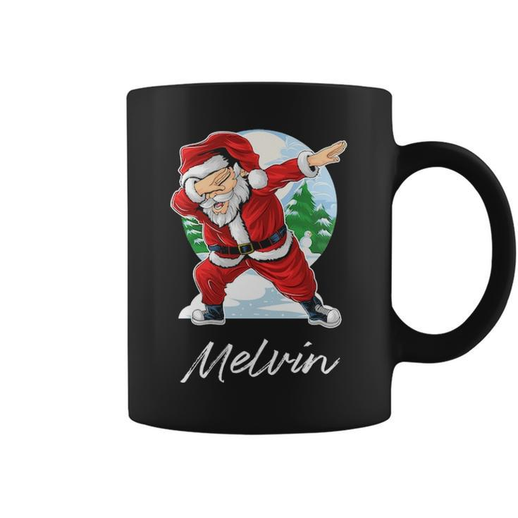 Melvin Name Gift Santa Melvin Coffee Mug