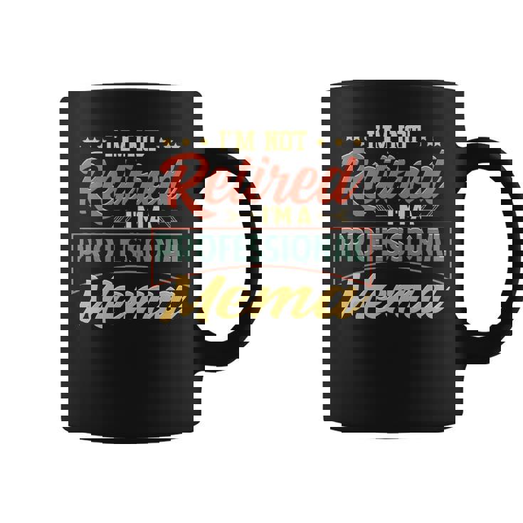 Mema Grandma Gift Im A Professional Mema Coffee Mug