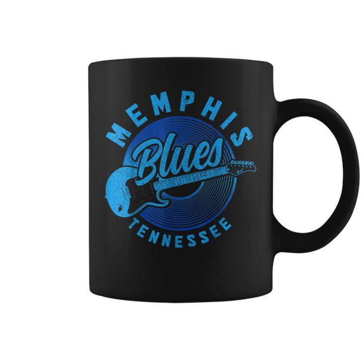 Memphis Tennessee Tn Pride Guitar Blues Music Vintage  Coffee Mug