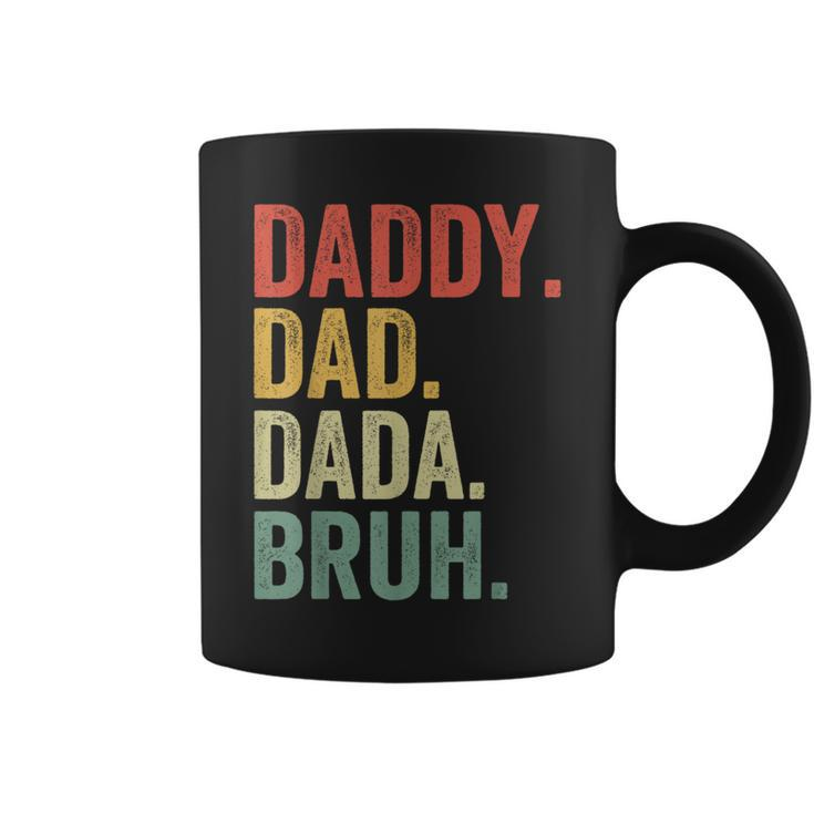 Men Dada Daddy Dad Father Funny Fathers Day Vintage  Coffee Mug