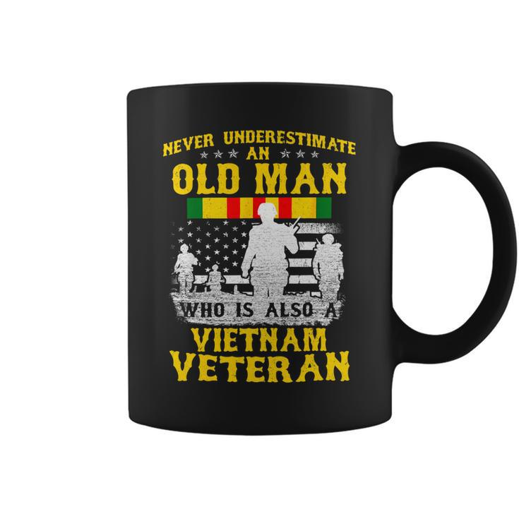 Mens Dad Grandpa Vietnam Veteran Vintage Shirt Mens Gift 243 Coffee Mug