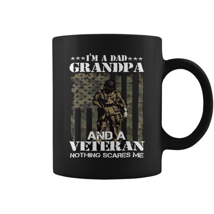 Mens Im A Dad Grandpa Veteran Fathers Day 113 Coffee Mug