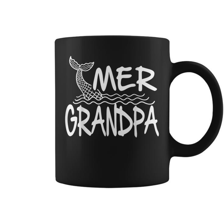 Mer Grandpa Mermaid Matching Family  Coffee Mug
