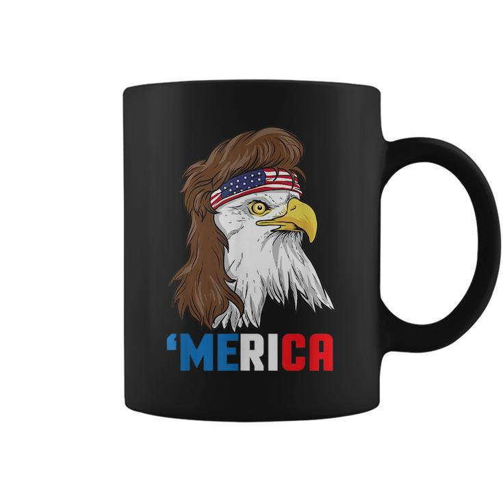 Merica  Patriotic Mullet Eagle | Pride American Gift Coffee Mug