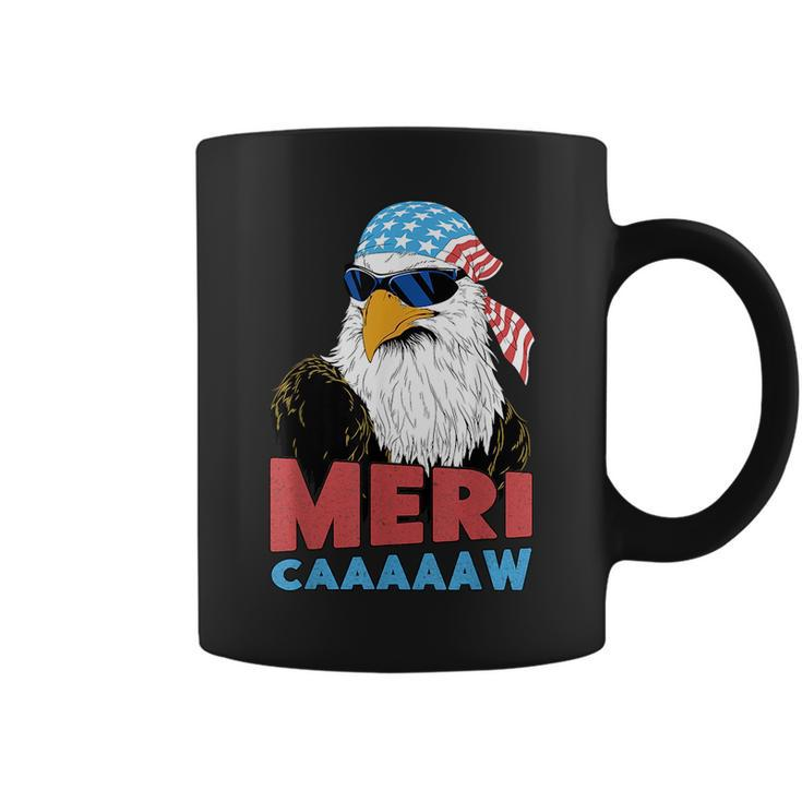 Mericaaaaaw Eagle Mullet 4Th Of July Usa American Flag Mullet Funny Gifts Coffee Mug