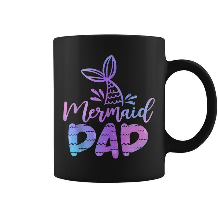 Mermaid Dad Mermaid Birthday Party Themed Party Family Coffee Mug