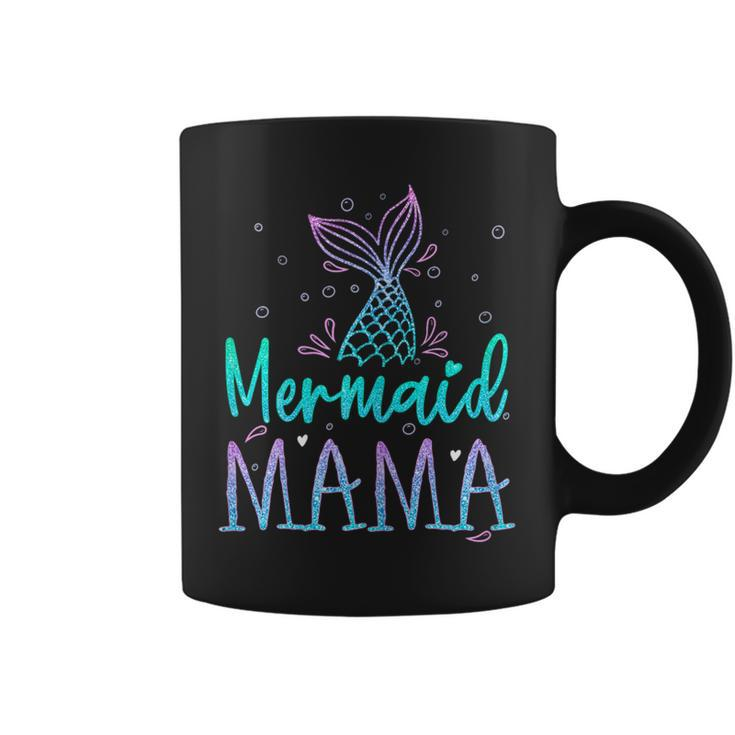 Mermaid Mama Birthday Mermaid Tail Squad Family Matching Coffee Mug