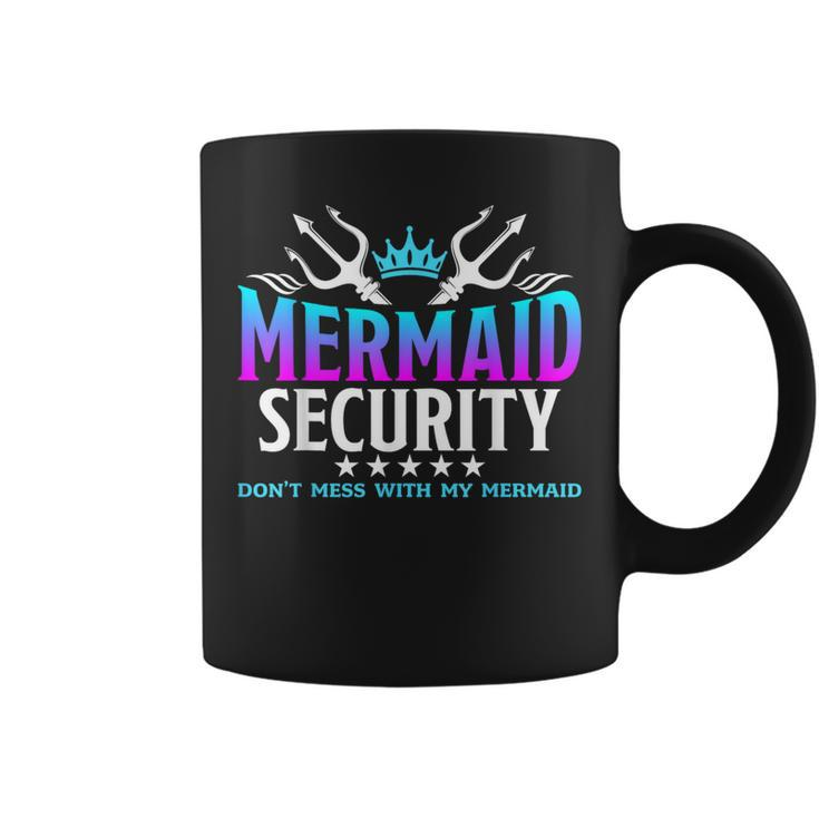 Mermaid Security Family Birthday Halloween Costume Boys Coffee Mug