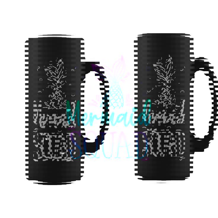 Mermaid Squad Birthday Mermaid Tail Squad Family Matching  Coffee Mug