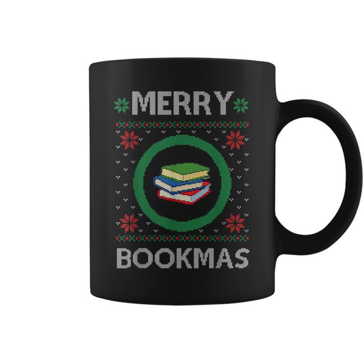 Merry Bookmas Christmas Jumper Avid Reader Ugly Sweater Book Coffee Mug