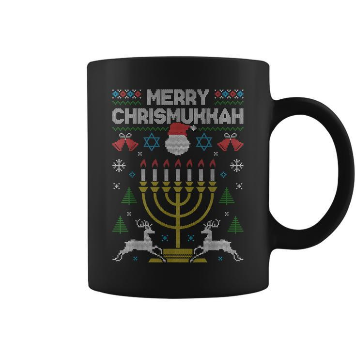 Merry Chrismukkah Happy Hanukkah Jew Ugly Christmas Sweater Coffee Mug