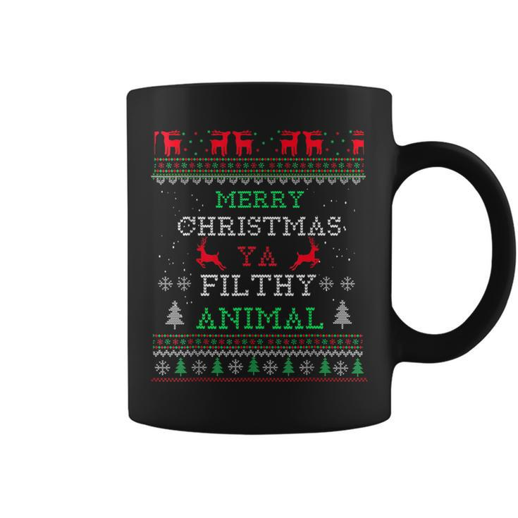 Merry Christmas Animal Filthy Ya Xmas Pajama Family Matching Coffee Mug