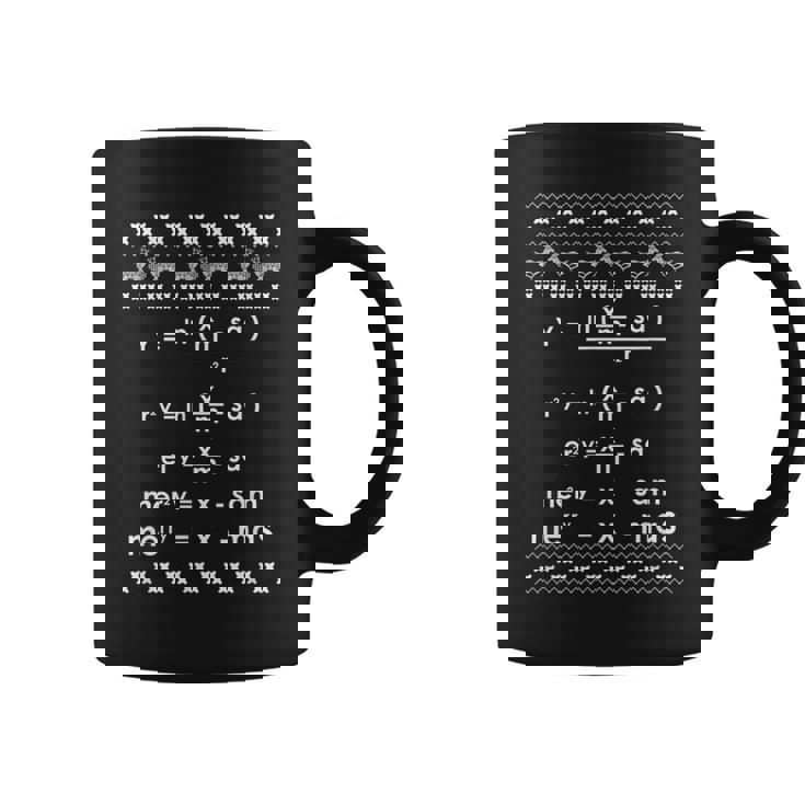 Merry Christmas Math Equation Ugly Christmas Sweater Coffee Mug
