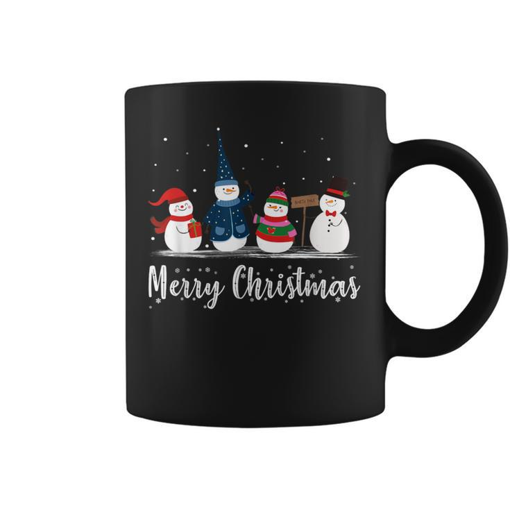 Merry Christmas Snowman Christmas Holiday Women Coffee Mug