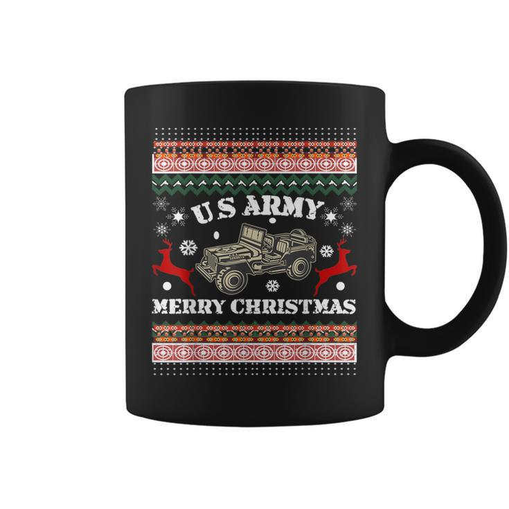 Merry Christmas-Us Army-Ugly Christmas SweaterCoffee Mug