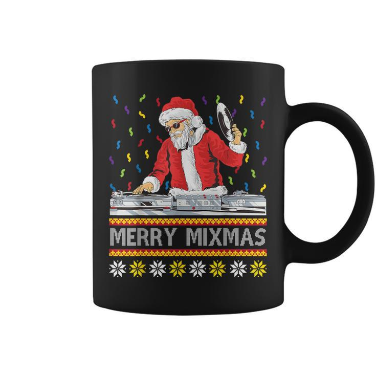 Merry Mixmas Christmas Dj Hip Hop Music Party Ugly Fun Coffee Mug