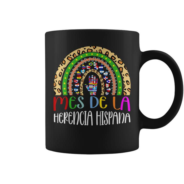Mes De La Herencia Hispana National Latino Countries Flag Coffee Mug