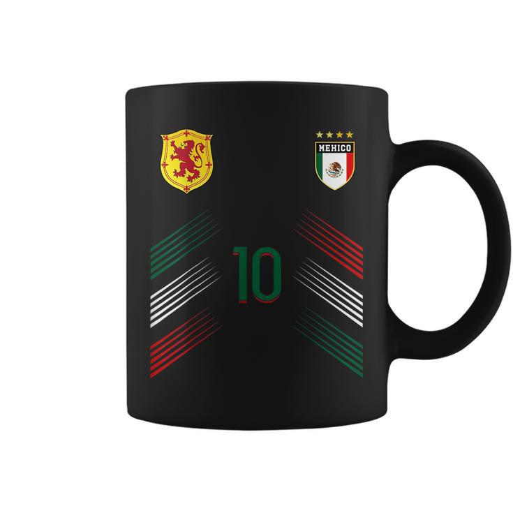 Mexico Soccer Fans Jersey Mexican Flag Football Lovers  Coffee Mug