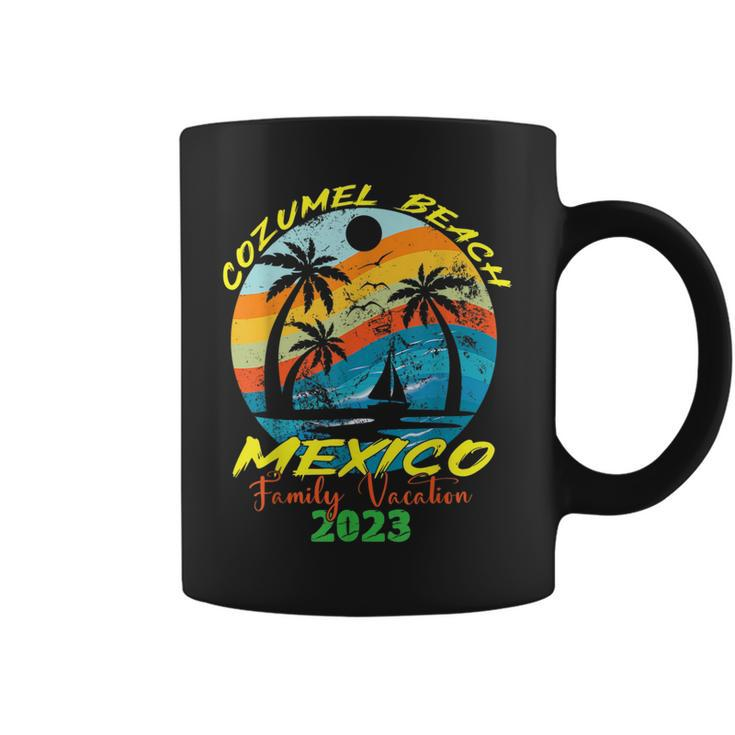 Mexico Vacation Cozumel Beach Family Vacation 2023 Trip  Coffee Mug