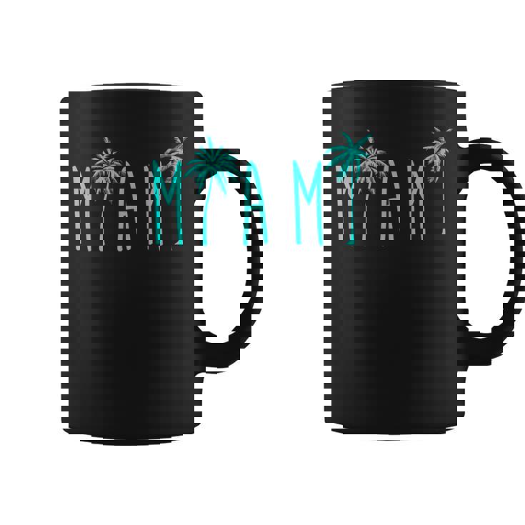 Miami Beach Florida Palm Trees T Coffee Mug