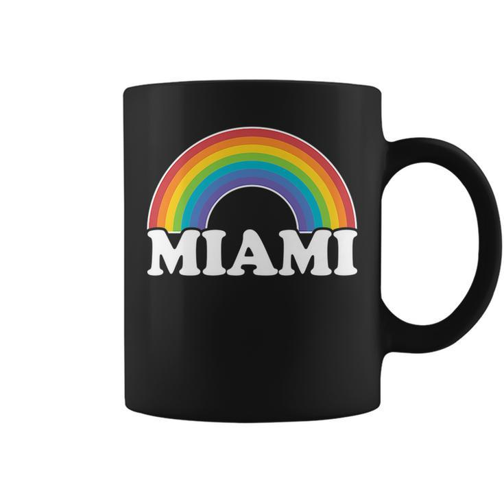 Miami Fl Gay Pride Women Men Rainbow Lesbian Lgbtq Lgbt   Coffee Mug
