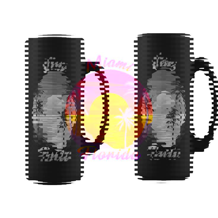 Miami Florida Fl Tropical Summer Vacation Souvenir Florida Gifts & Merchandise Funny Gifts Coffee Mug