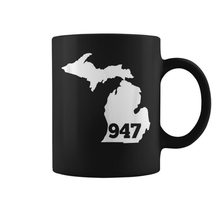 Michigan 947 Area Code Coffee Mug